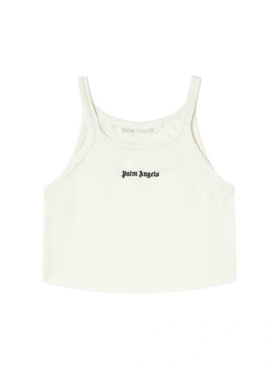 Shop Palm Angels Vest & Tank Tops In White