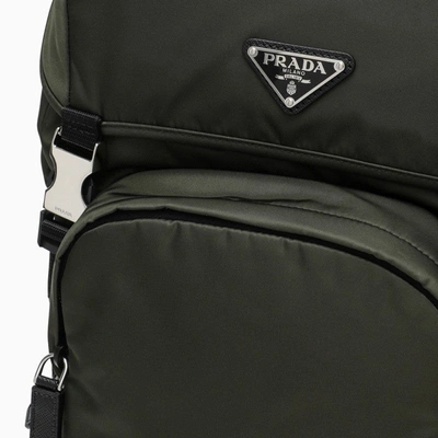 Shop Prada Tundra Nylon Backpack Men In Cream