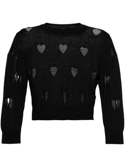 Shop Simone Rocha Sweater In Black