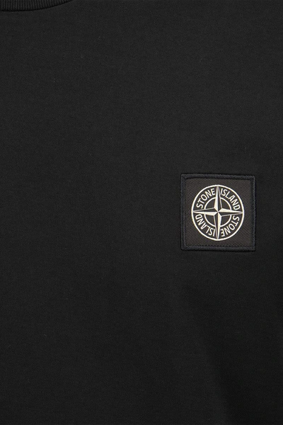Shop Stone Island Short-sleeved T-shirt In Black