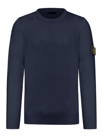 Shop Stone Island Sweater In Blue