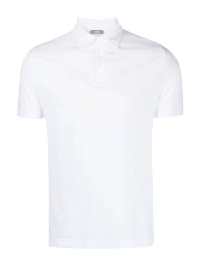 Shop Zanone Polo In White