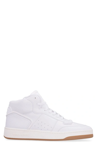 Shop Saint Laurent Sneakers In Kwhitekwhitevint