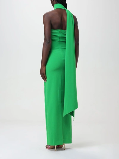 Shop Solace London Dress Woman Green Woman