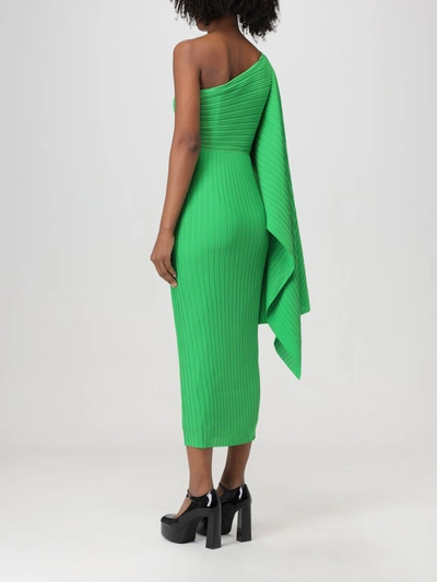 Shop Solace London Dress Woman Green Woman
