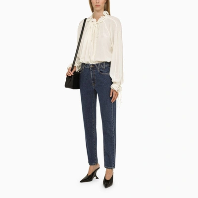 Shop Vivienne Westwood Blue Slim Denim Jeans Women