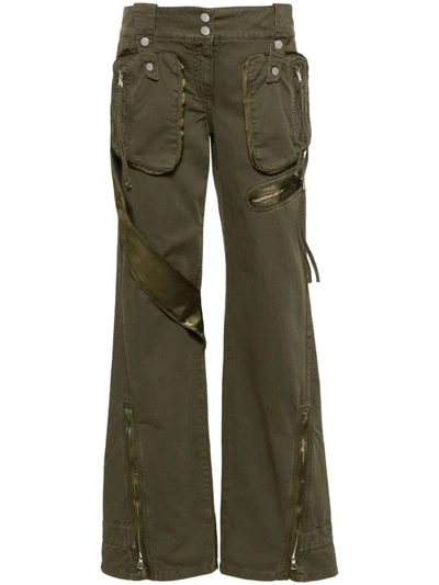 Shop Blumarine Pants In Militare