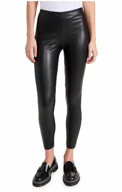 Shop Wolford Jo Vegan Leather High Rise Cropped Legging In Black