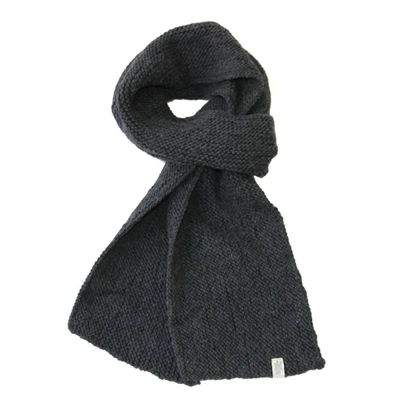 Nirvanna Designs Roam Scarf In Charcoal In Pink