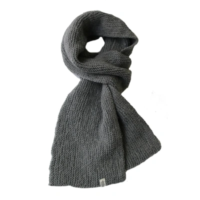 Shop Nirvanna Designs Roam Scarf In Ash In Grey