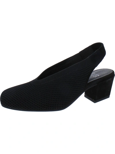 Shop Eileen Fisher Womens Square Toe Casual Block Heels In Black