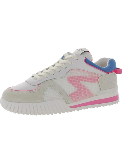 Shop Rag & Bone Retro Runner 2.0 Womens Leather Gym Athletic And Training Shoes In Pink