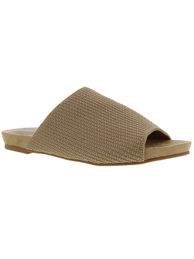 Shop Bellini Nigh Womens Slip On Flat Slide Sandals In Brown