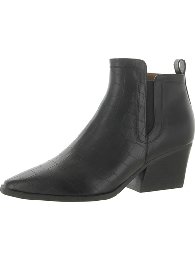 Shop Yellowbox Womens Faux Leather Ankle Booties In Black