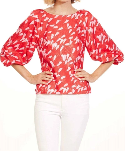 Eva Franco Jolen Top In Taffy Bloom In Multi