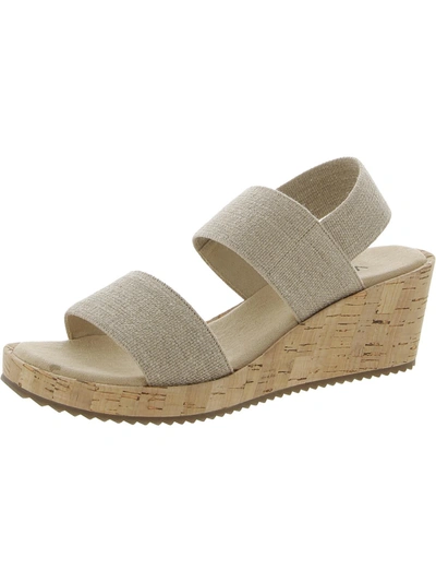 Shop Vaneli Chila Womens Slingback Open Toe Wedge Sandals In Multi
