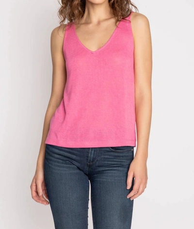 Shop Pj Salvage Back To Basics Tank In Hot Pink