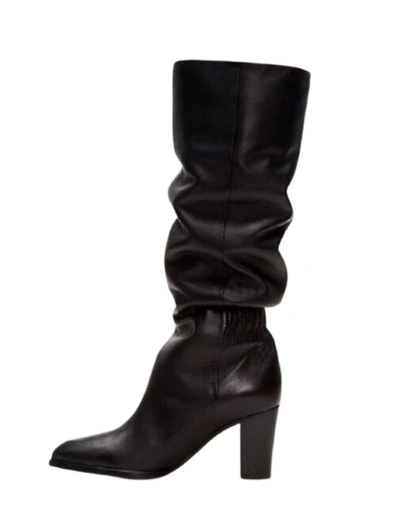 Shop Frye June Slouch Tall Boot In Black