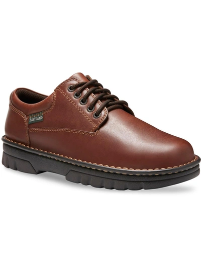 Shop Eastland Plainview Mens Leather Lace-p Oxfords In Brown