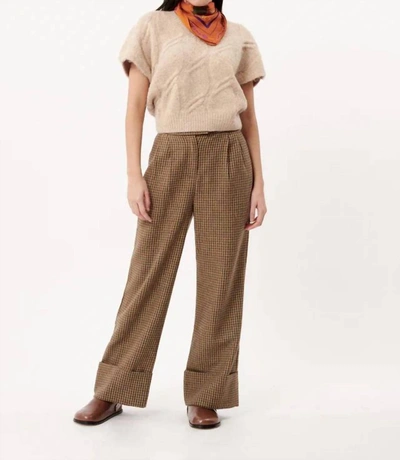 Shop Frnch Pia Pants In Brown
