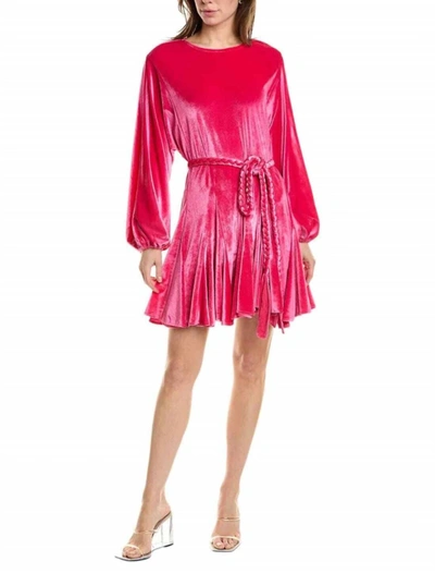 Shop Beulahstyle Adeline Dress In Fuchsia In Pink