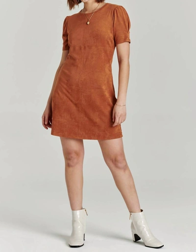 Shop Another Love Demi Dress In Maple In Brown