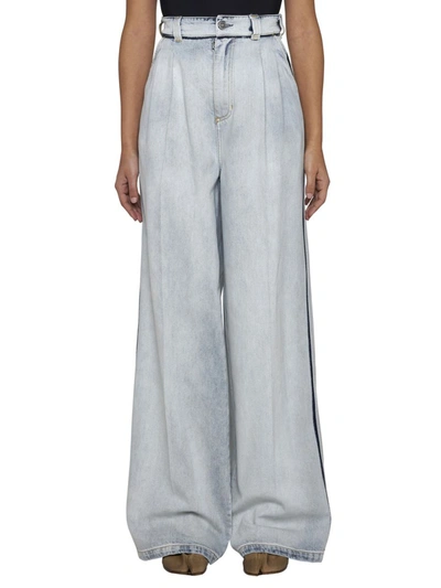 Maison Margiela 5 Pockets Carpenter Jeans In Blue