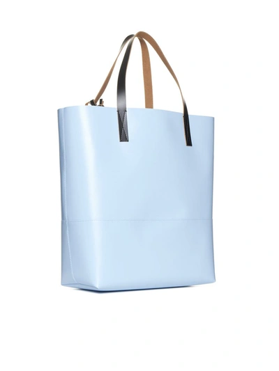 Shop Marni Bags In Clear Blue