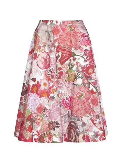 Shop Marni Skirts In Pink Clematis