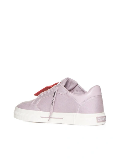 Shop Off-white Off White Sneakers In Lilac White