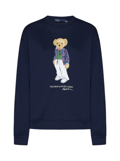 Shop Polo Ralph Lauren Sweaters In Cruise Navy