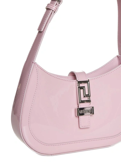 Shop Versace Bags In English Rose-palladium