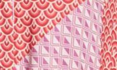 Shop Btfl-life Ivonne Long Sleeve Maxi Shirtdress In Pink