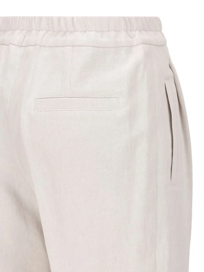 Shop Brunello Cucinelli Trousers In Chest