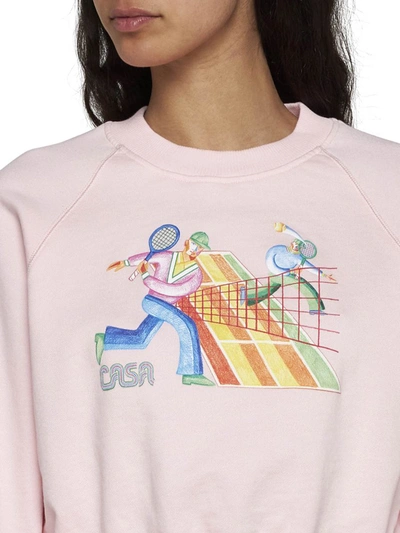 Shop Casablanca Sweaters In Crayon Tennis Players