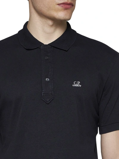 Shop C.p. Company Cp Company T-shirts And Polos In Total Eclipse