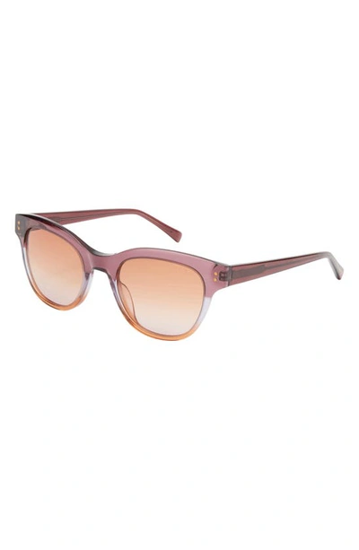 Shop Ted Baker 52mm Cat Eye Sunglasses In Purple