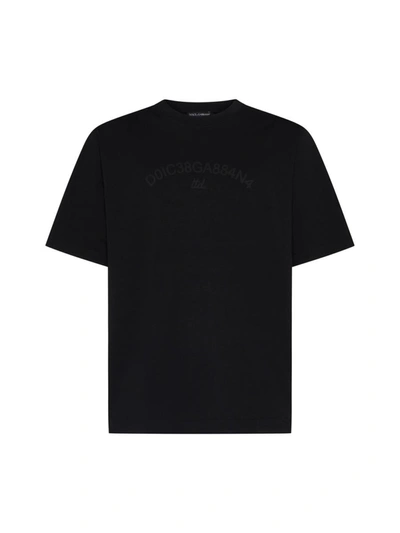 Shop Dolce & Gabbana T-shirts And Polos In Black