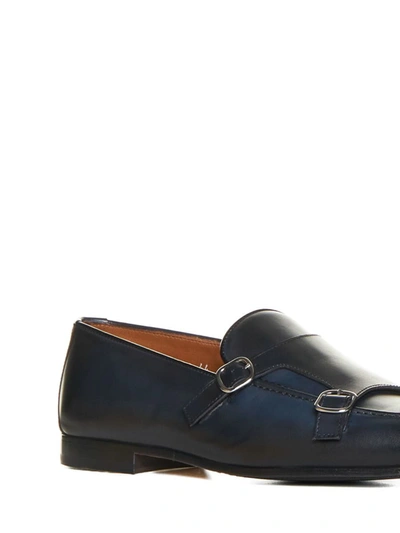Shop Doucal's Flat Shoes In Indigo + F.do Nero