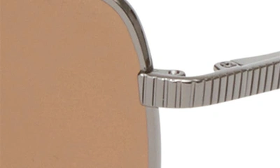 Ted Baker 59mm Navigator Sunglasses In Gunmetal