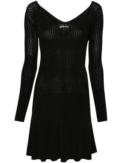Shop Jacquemus Pralu Mini Dress Clothing In Black
