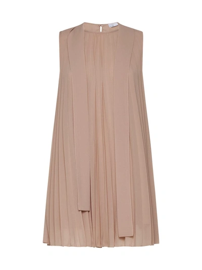 Shop Kaos Collection Dresses In Nude