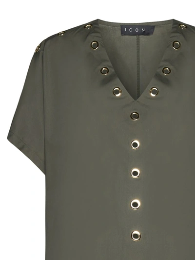 Shop Kaos Icona Shirts In Military