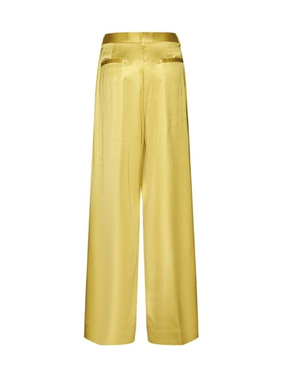 Shop Kaos Icona Trousers In Yellow
