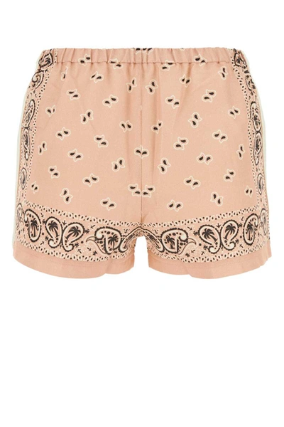 Shop Palm Angels Shorts In Printed