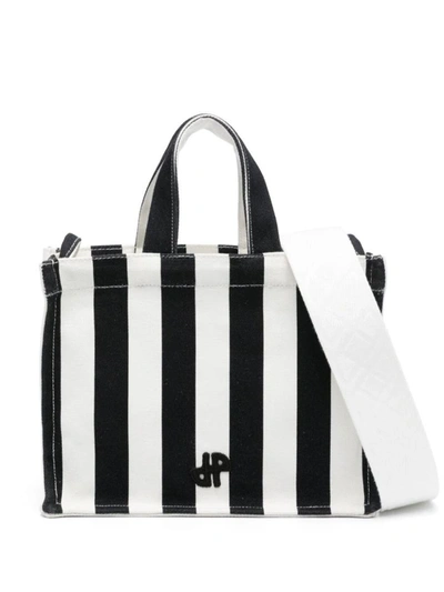 Shop Patou Small Jp Tote Bags In White