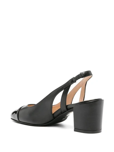 Shop Stuart Weitzman Sleek 50 Slingback Shoes In Black