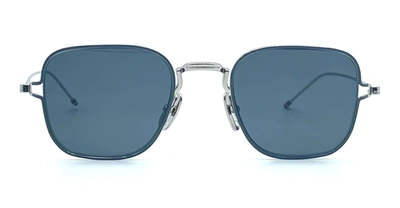 Shop Thom Browne Sunglasses In Silver