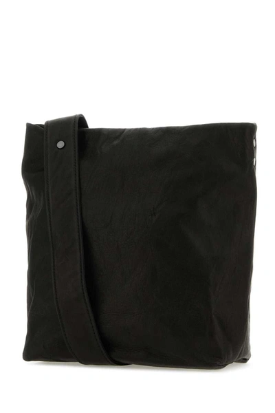 Shop Yohji Yamamoto Shoulder Bags In Black