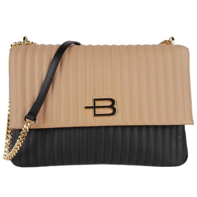 Shop Baldinini Trend Leather Di Calfskin Crossbody Women's Bag In Black